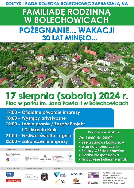 Familiada Rodzinna, Pożegnanie… Wakacji – Bolechowice 17.08.2024