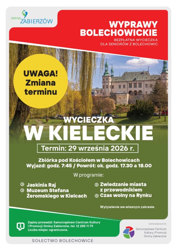 Wycieczka w kileckie plakat